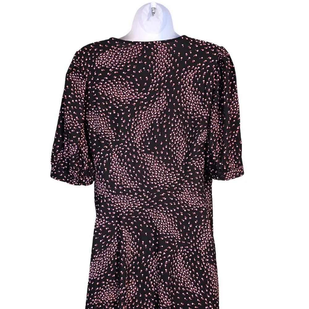 Kate Spade Meadow Wrap Floral Print Dress Size 10 - Picture 7 of 15